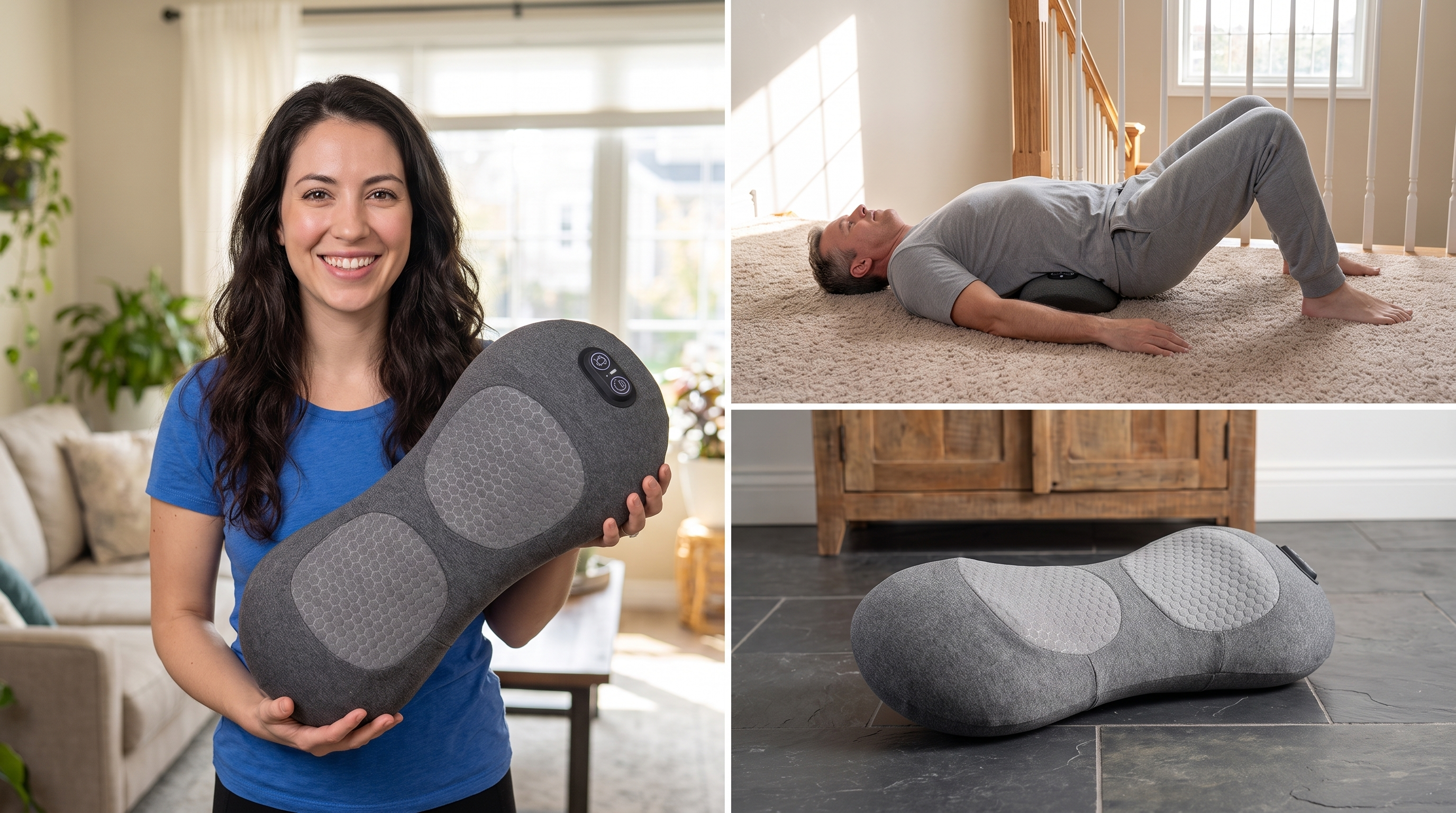 Back Massager Pro in use at home
