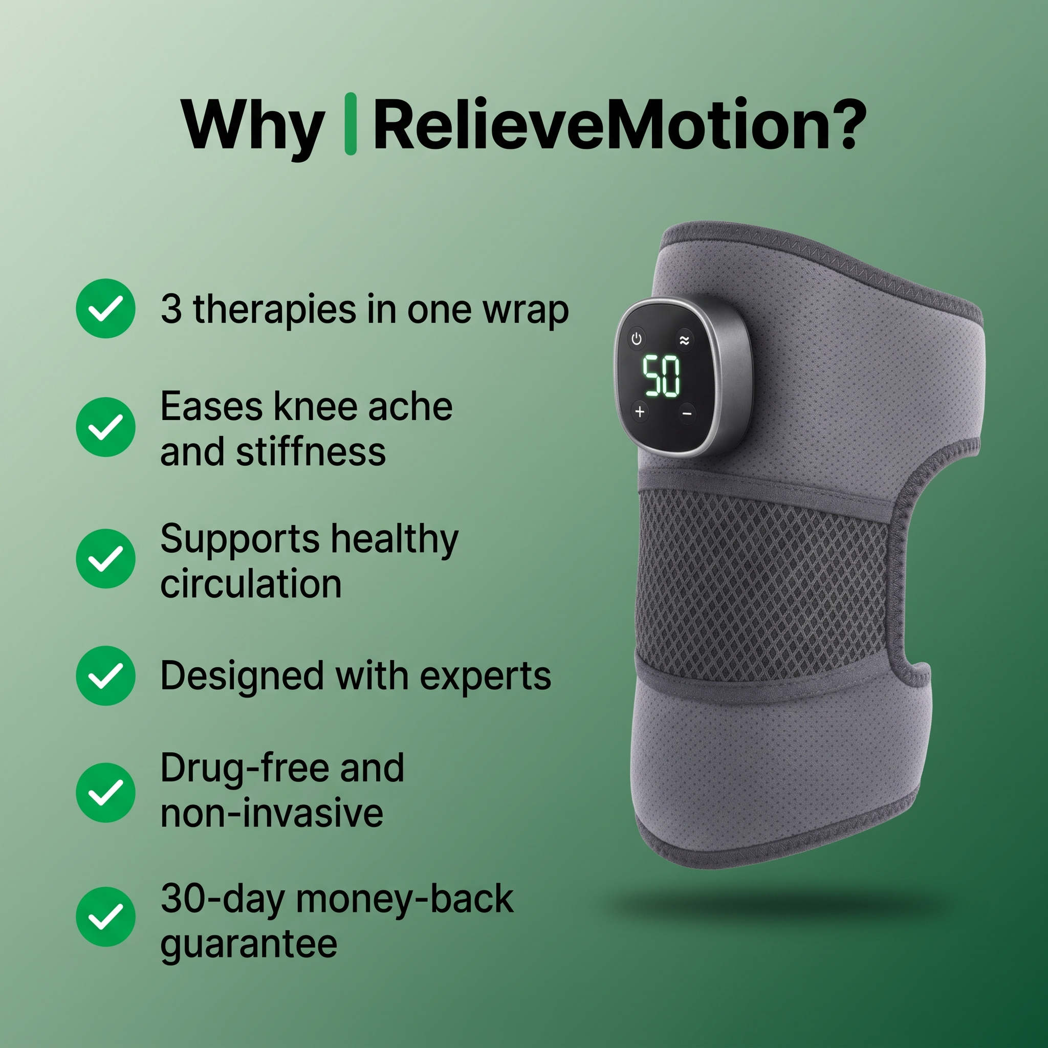 RelieveMotion Knee Massager Pro