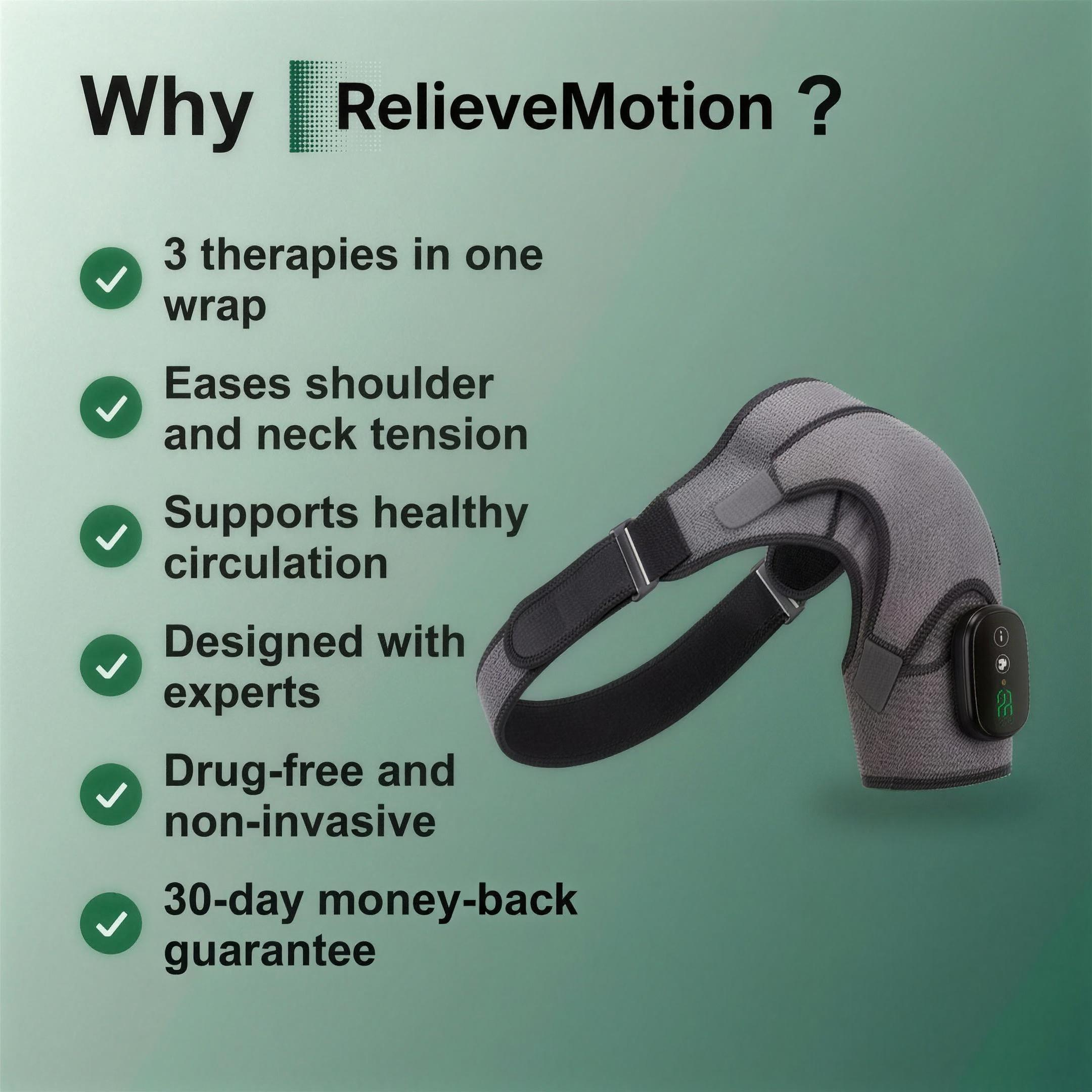 RelieveMotion Shoulder Massager Pro
