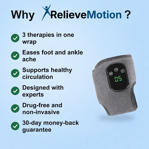 Why RelieveMotion: benefits of the foot massager