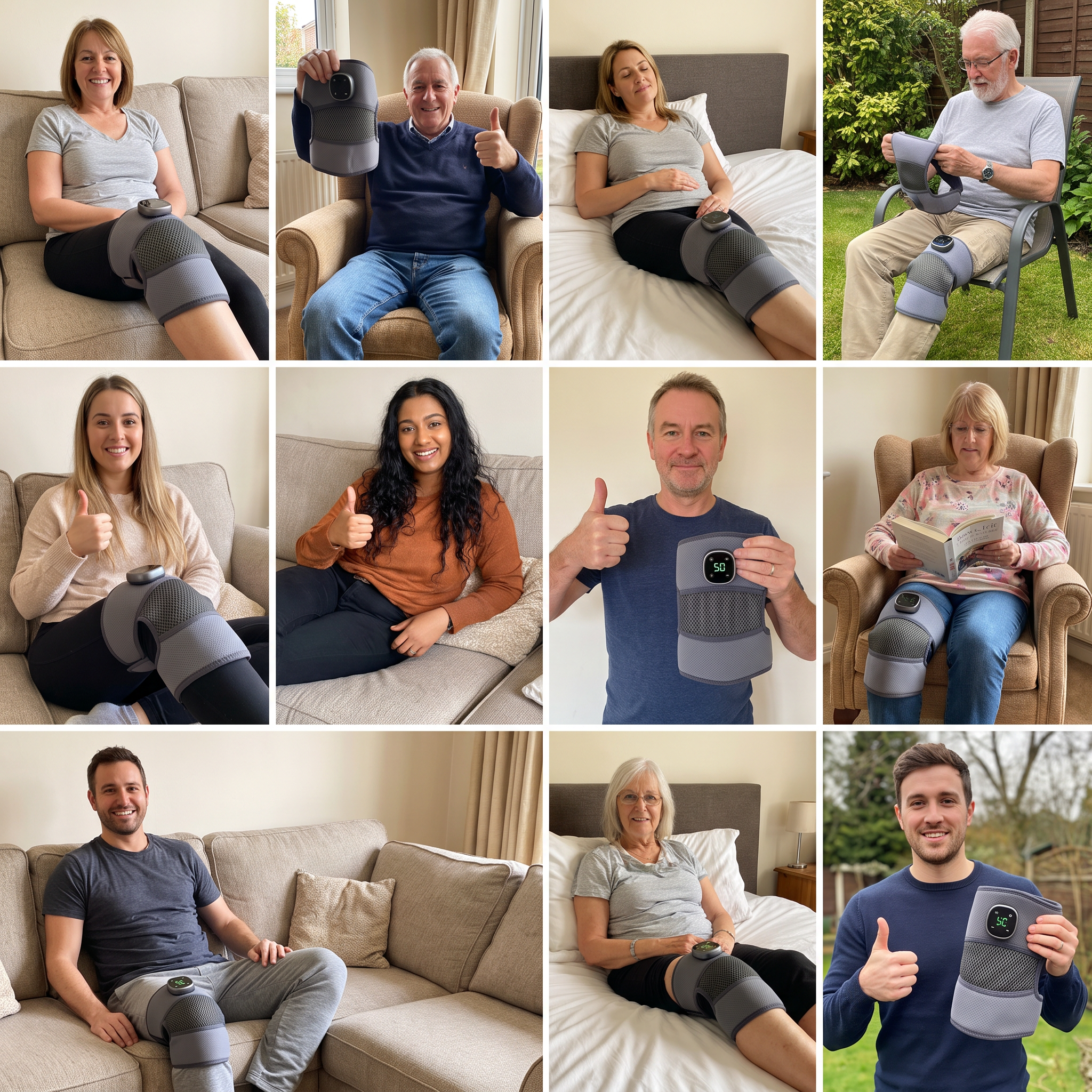 Klanten met de Knee Massager Pro