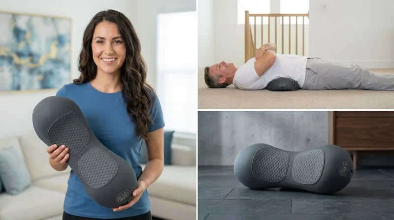 Back Massager Pro in use at home