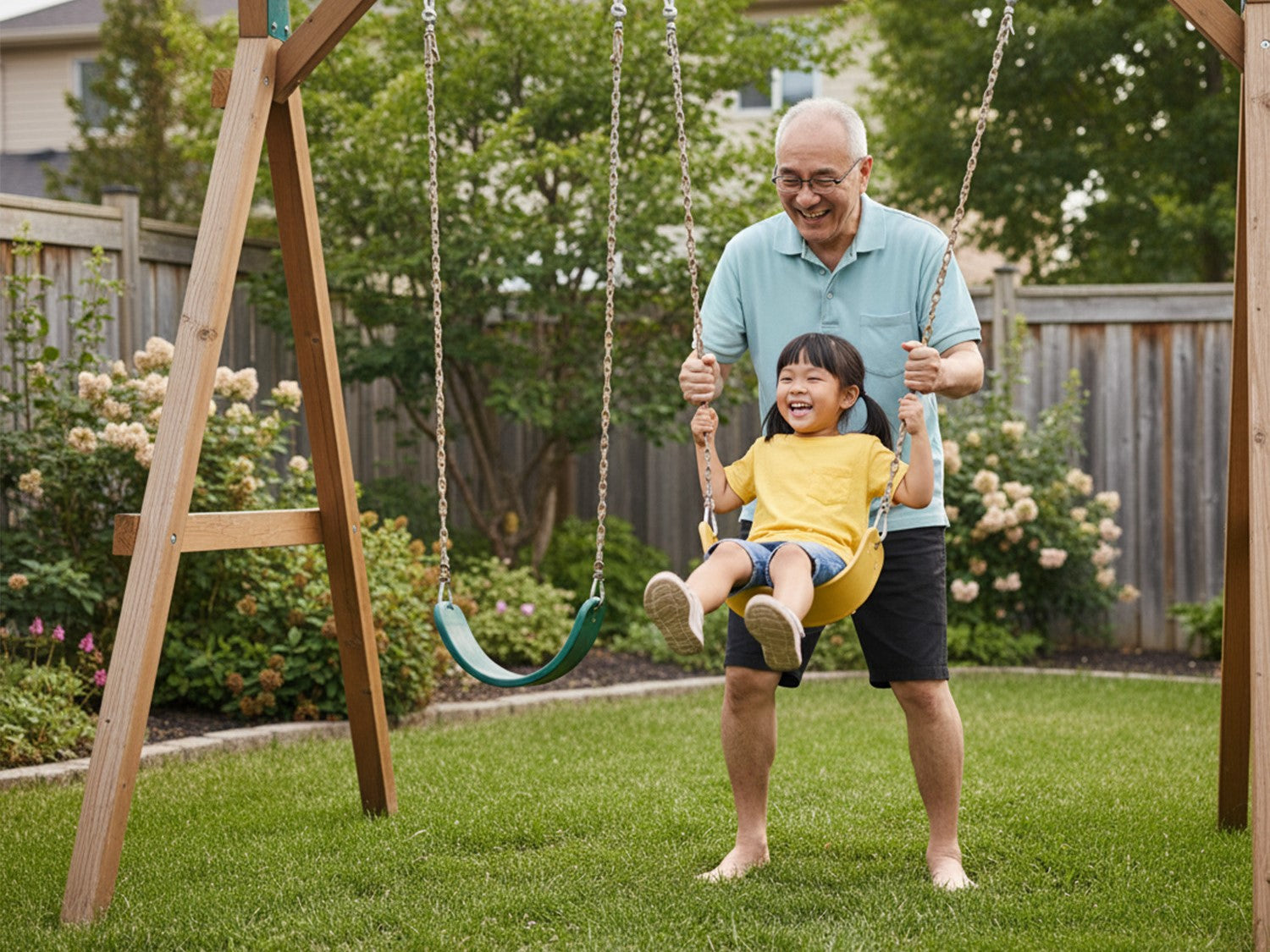 Back to life, keeping up with grandchildren