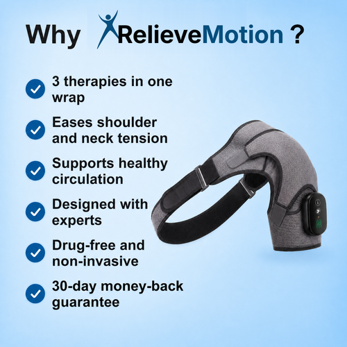 Why RelieveMotion: benefits of the shoulder massager